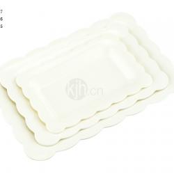 花邊長方餐盤(4、6PCS