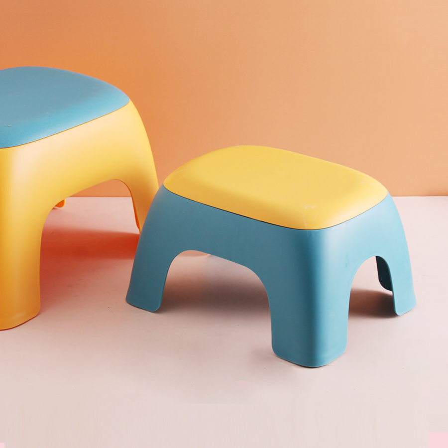 雙色方形小凳(大號/小