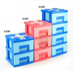 積木小層柜（正方2小、3