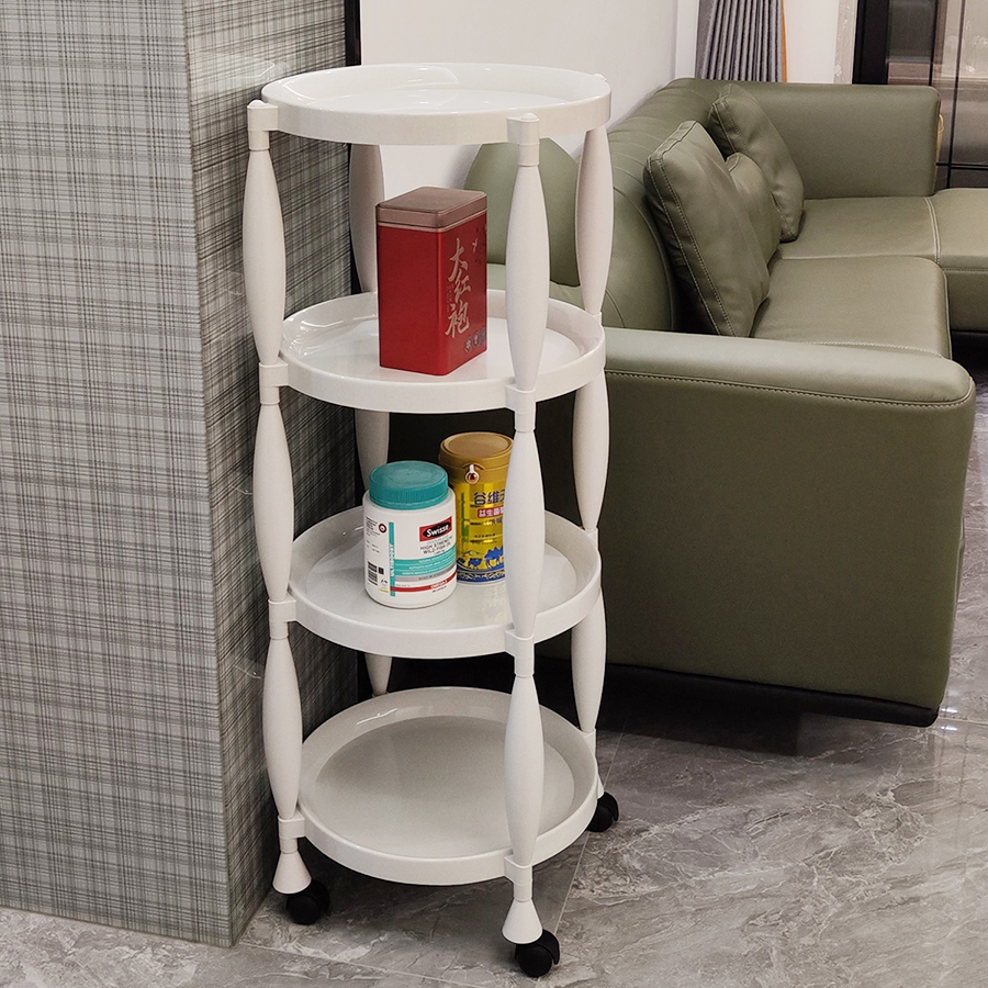 圓形移動置物架(四層)