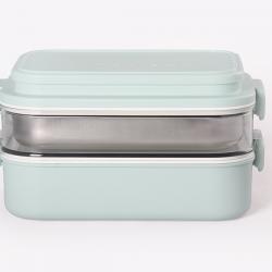 智爾不銹鋼雙層便當(dāng)盒