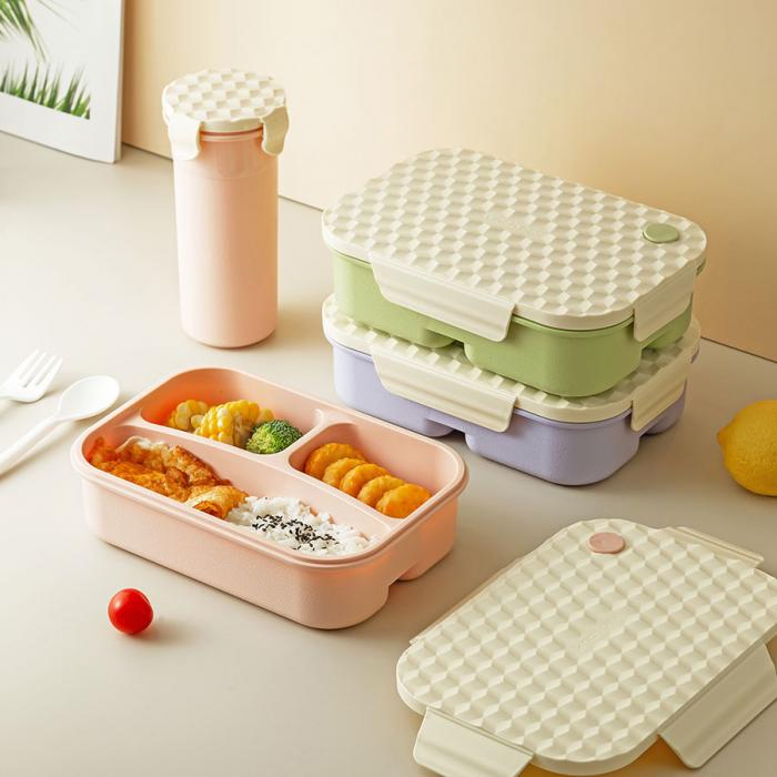 小簡(jiǎn)大長(zhǎng)方套裝飯盒