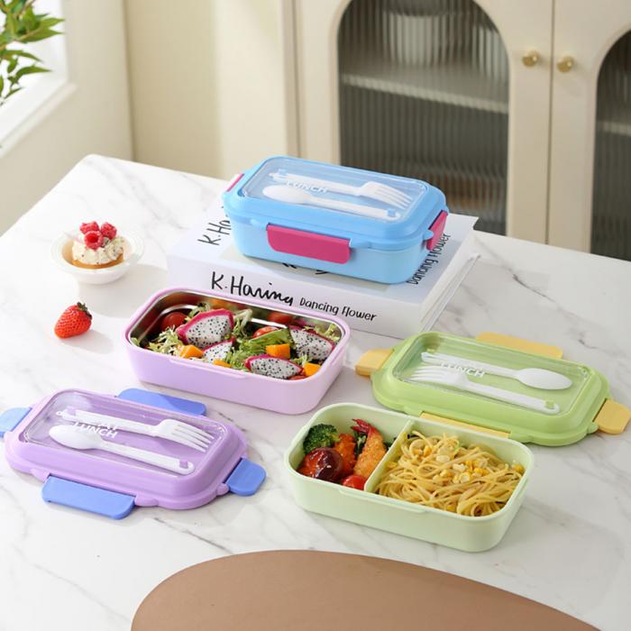 日式便當(dāng)盒PP款二格74